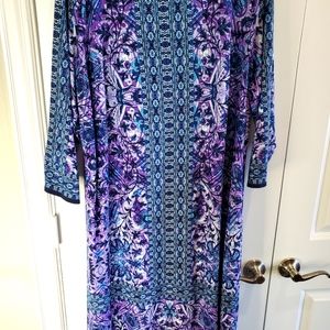 Women's 3x Dress Multicolored,  Polyester